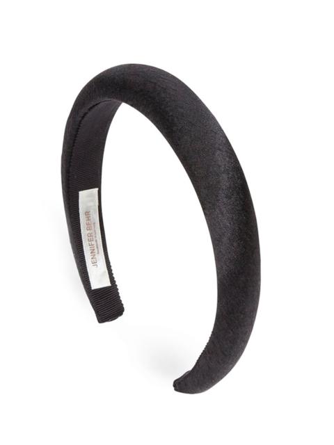 Jennifer Behr Women's Tori Headband In Satin - Black