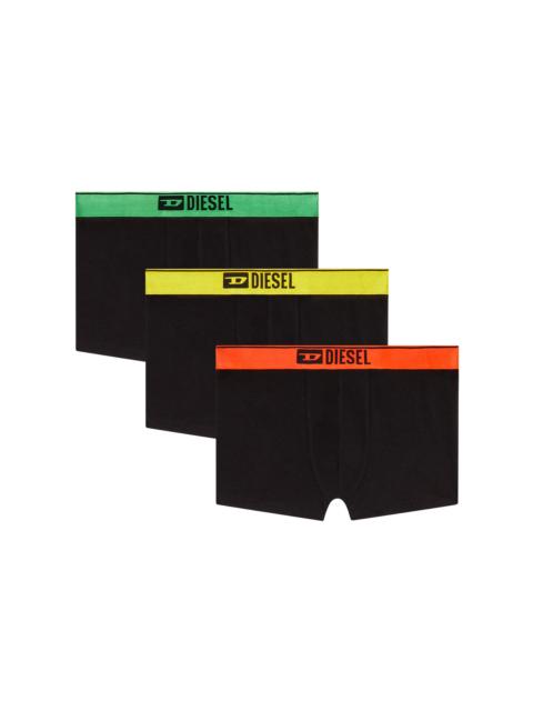 Diesel THREE-PACK BOXER BRIEFS WITH METALLIC WAISTBAND