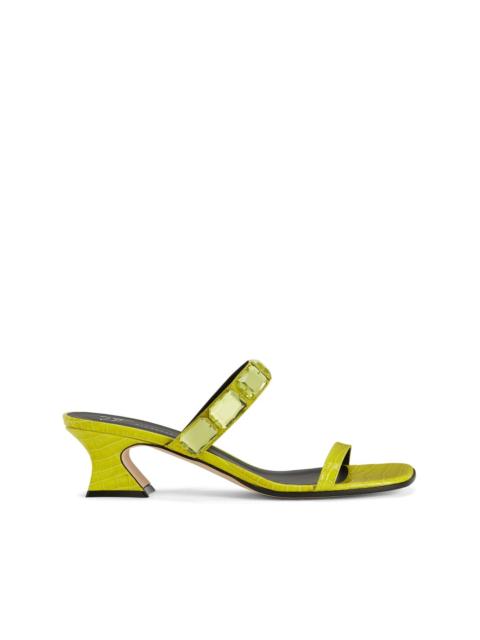 Giuseppe Zanotti Flaminia Square crystal-embellished sandals