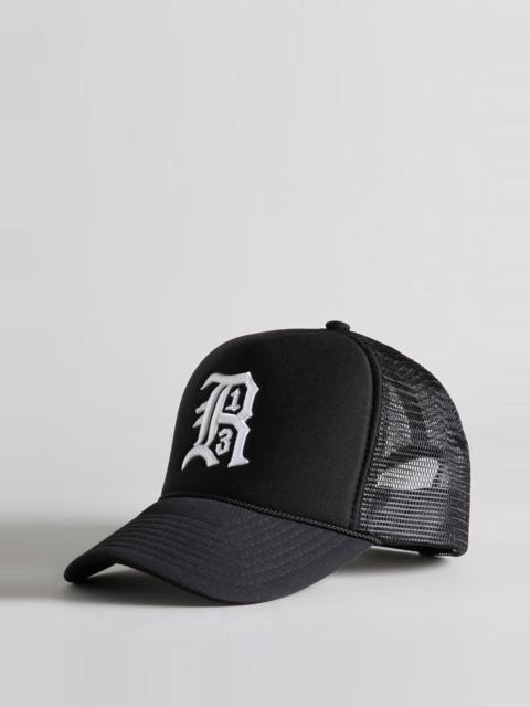 R13 TRUCKER HAT - BLACK