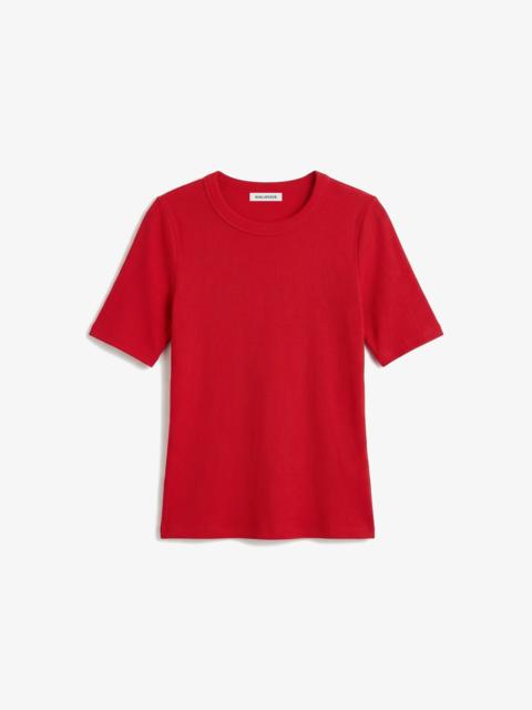 M.M.LaFleur Chana Fitted T-Shirt - Organic Ribbed Pima Cotton