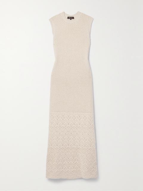 Loro Piana Engadin Pointelle-knit Cashmere Maxi Dress