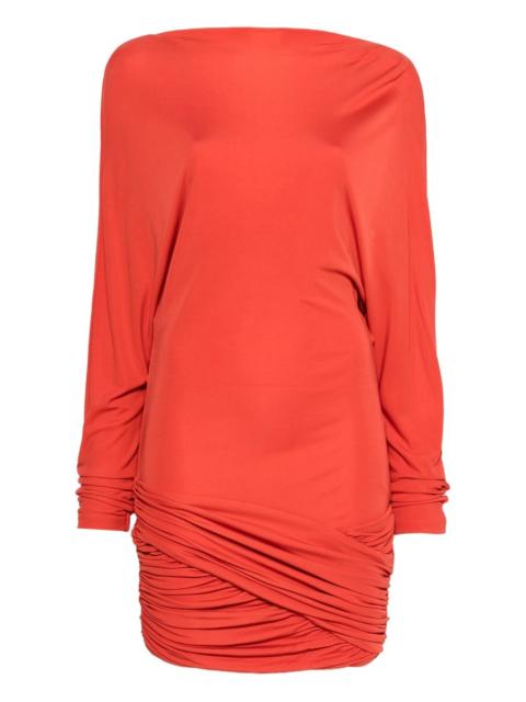 CHRISTOPHER ESBER Luna long-sleeved draped mini dress