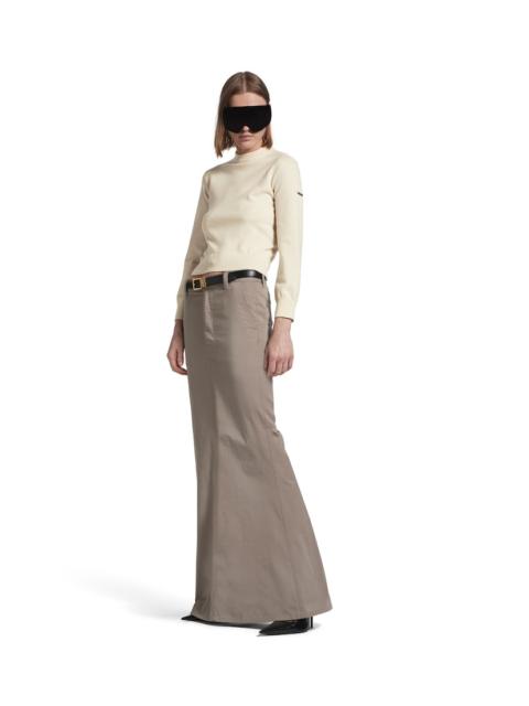 BALENCIAGA Women's Crewneck Sweater in Cream