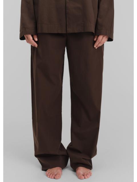 TEKLA Tekla Poplin Pyjama Pants - Coffee