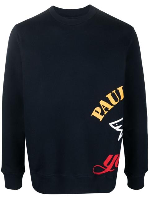 Paul & Shark logo-print long-sleeve sweatshirt