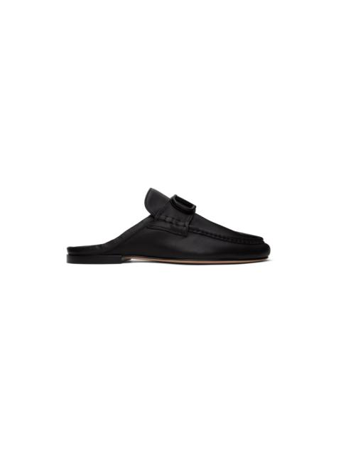 Valentino Black VLogo Signature Slippers