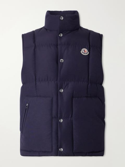 Moncler Brumellune Logo-Appliquéd Quilted Shell Down Gilet