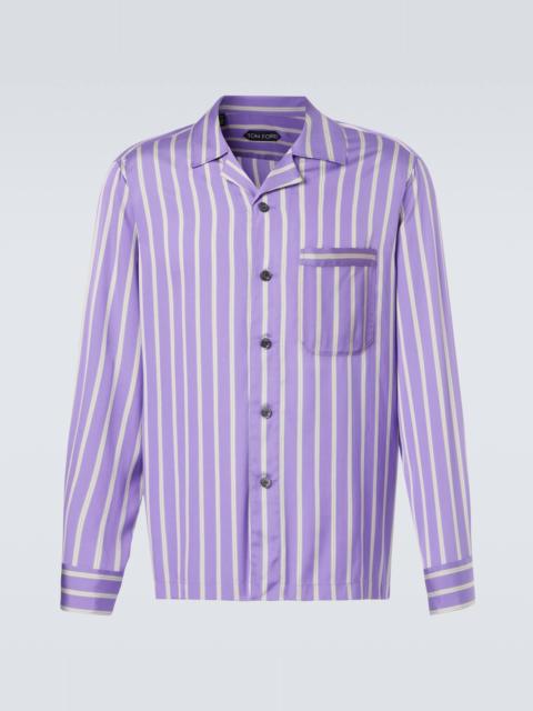 TOM FORD Striped silk shirt