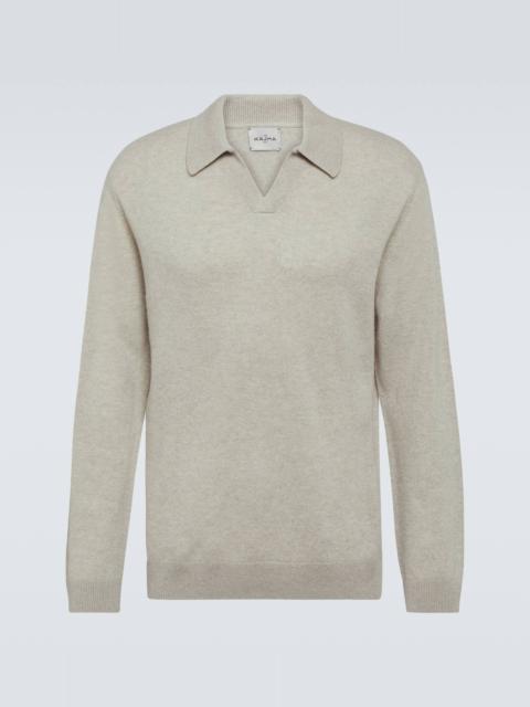 LE KASHA Gibson cashmere polo sweater