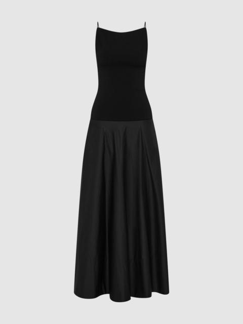 ST. AGNI Backless Circle Hem Dress - Black