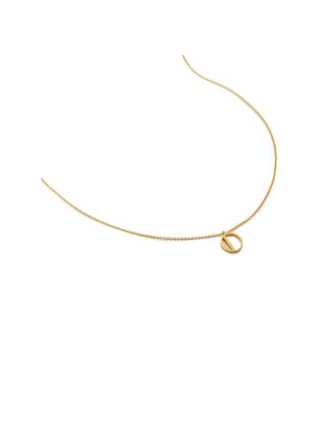 MONICA VINADER Alphabet O adjustable necklace