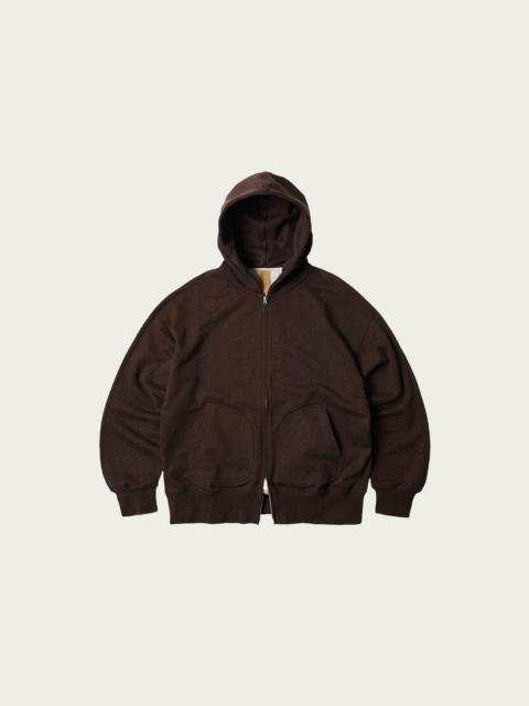 FrizmWORKS OG Bocaci Heavyweight Hood Zipup Parka - Dark Brown