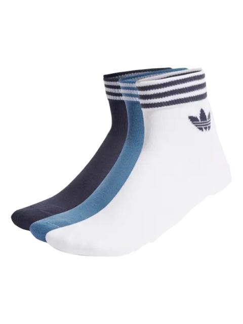 adidas adidas Originals Athletic Socks Multicolour 3 Pairs 'White Teal Black' HL1704