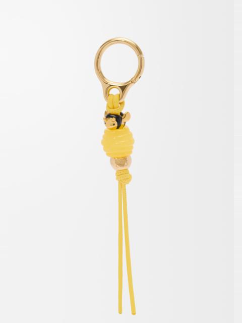 Loewe Bee dice charm in calfskin