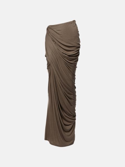 entire studios Draped jersey maxi skirt
