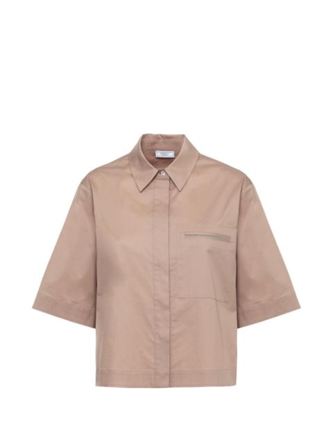 PESERICO pocket detail shirt