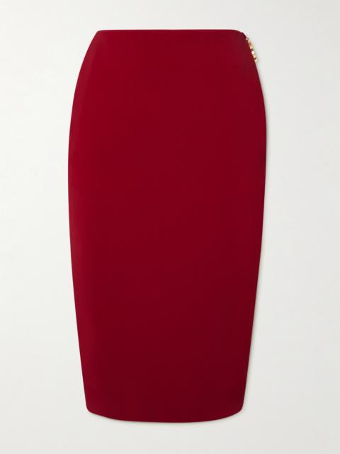 SAINT LAURENT Grain De Poudre Skirt