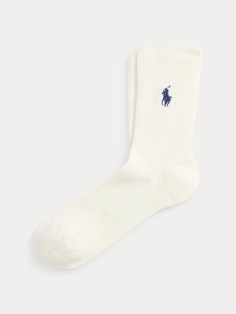 Polo Ralph Lauren Cotton-Blend Ribbed Crew Socks