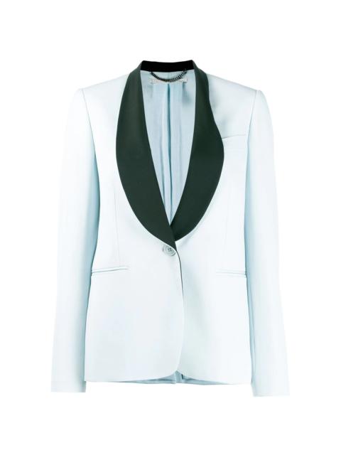 Stella McCartney 대조 lapel blazer