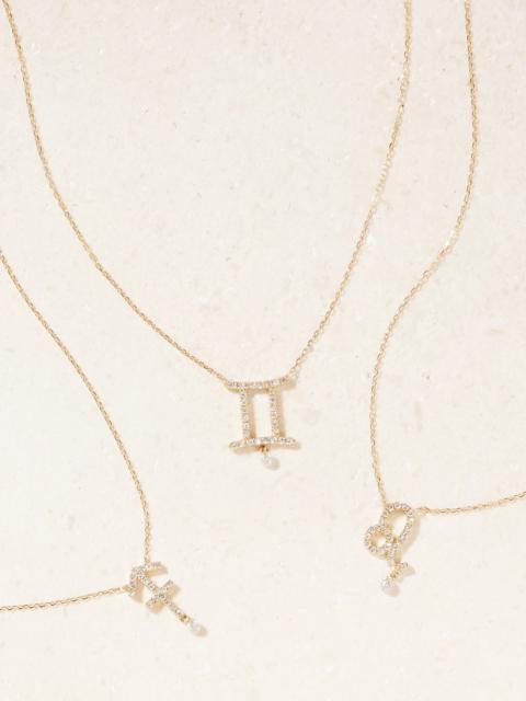 PERSÉE Astrology 18-karat Gold Diamond Necklace
