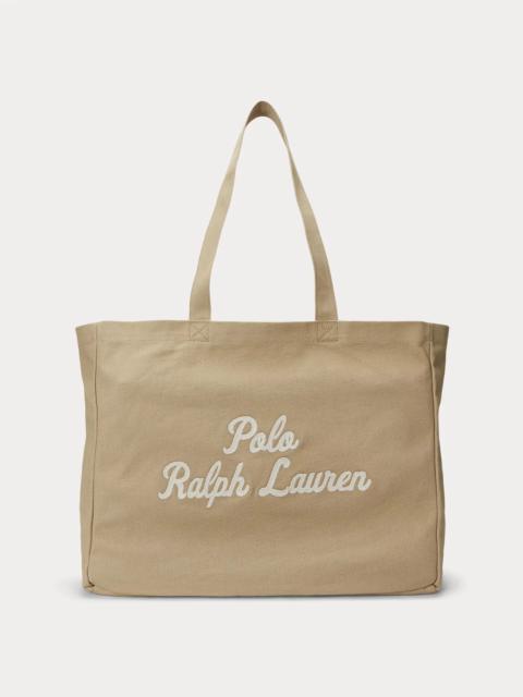 Polo Ralph Lauren Embroidered Canvas Tote