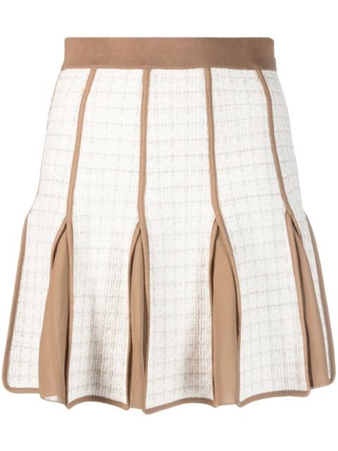 ELISABETTA FRANCHI high-waisted pleated skirt