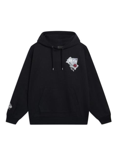 Li-Ning Li-Ning Skateboarding Millionaire Graphic Hoodie 'Black' AWDT223-3