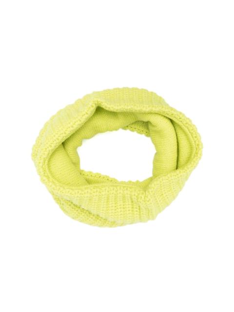 DSQUARED2 logo-patch detail collar scarf