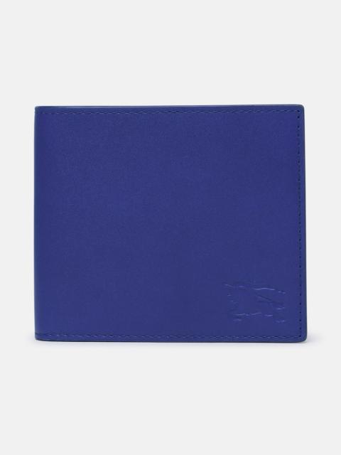 Burberry BLUE CALF LEATHER WALLET