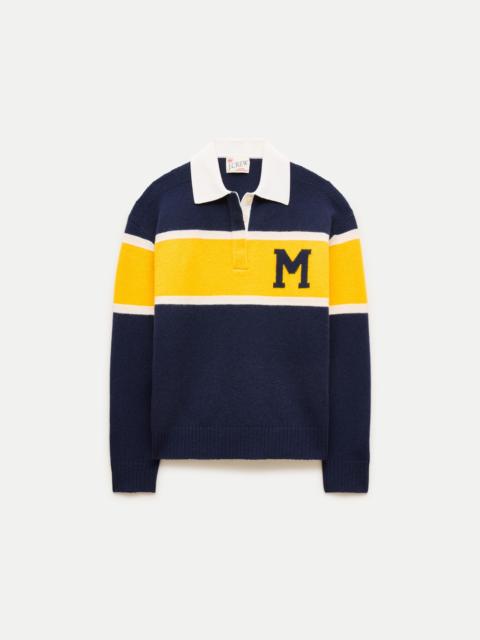 J.CREW '47 x J.Crew vintage wool University of Michigan rugby