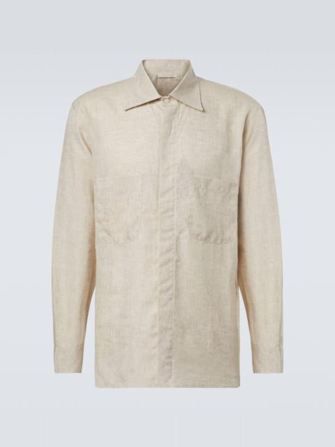 SAMAN AMEL Linen shirt