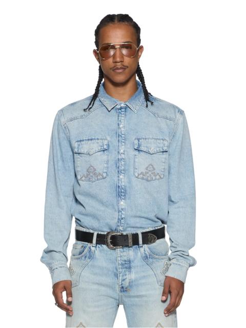 Ksubi WHIPLASH LS SHIRT KRYSTAL BLUE