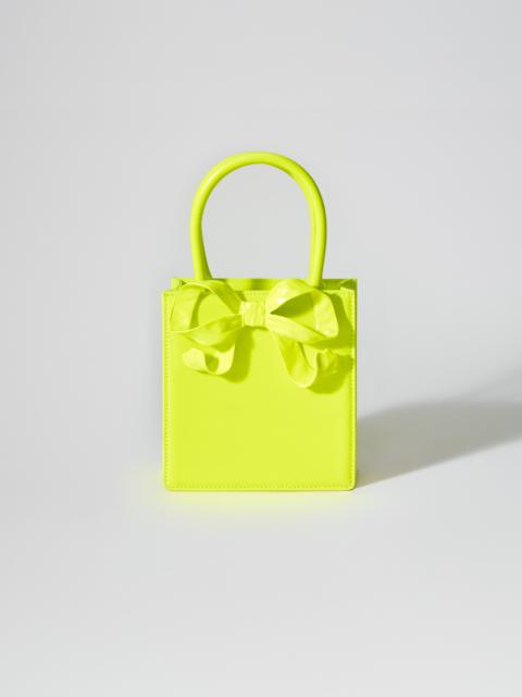 self-portrait Yellow Bow Mini Tote Bag