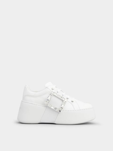 Roger Vivier Viv' Skate Sneakers in leather