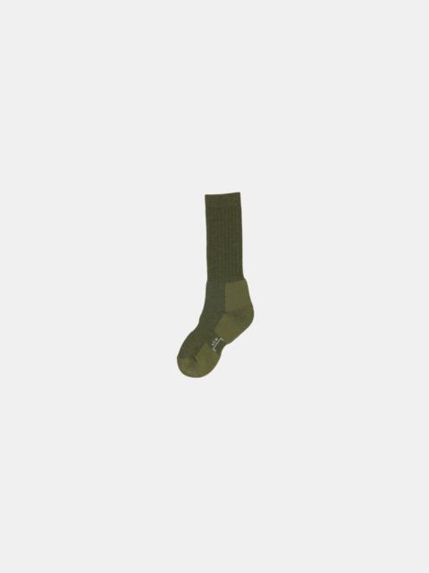 A-COLD-WALL* Long Army Sock Pine Green