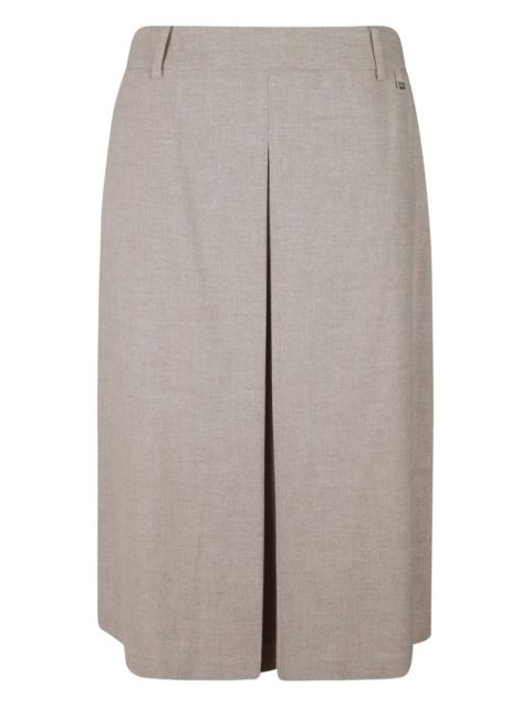 Herno pleated midi skirt