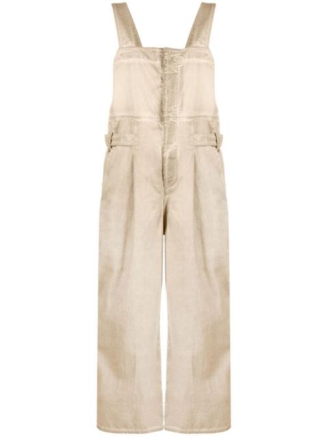 UMA WANG distressed cotton dungarees