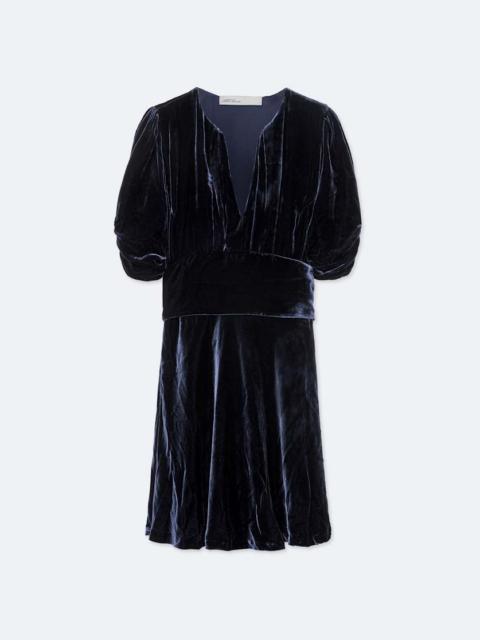 ALLSAINTS ENA VELVET MINI DRESS