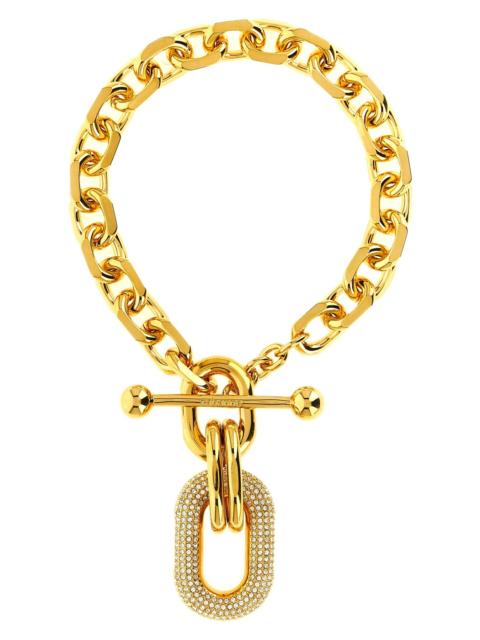 rabanne Necklace With Crystal Pendant
