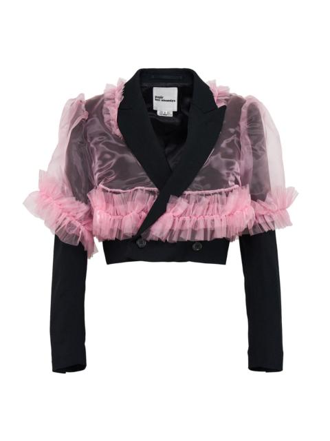 Noir Kei Ninomiya Wool Gabardine Polyester Jacket