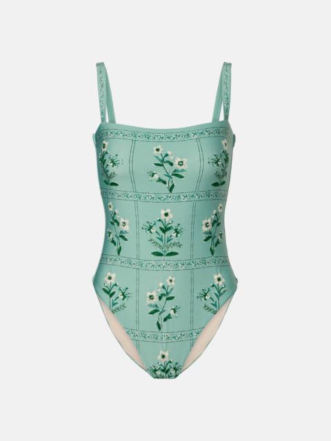 Agua by Agua Bendita Durazno Ceiba floral swimsuit
