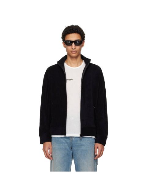 courrèges Black Spongy Track Jacket