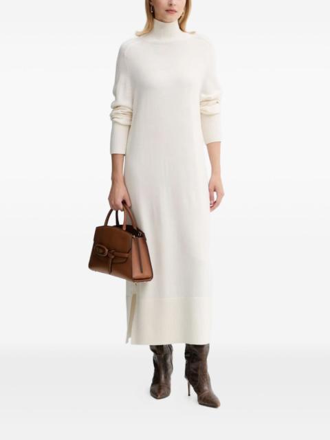 BOSS Fagliatelle roll-neck midi dress
