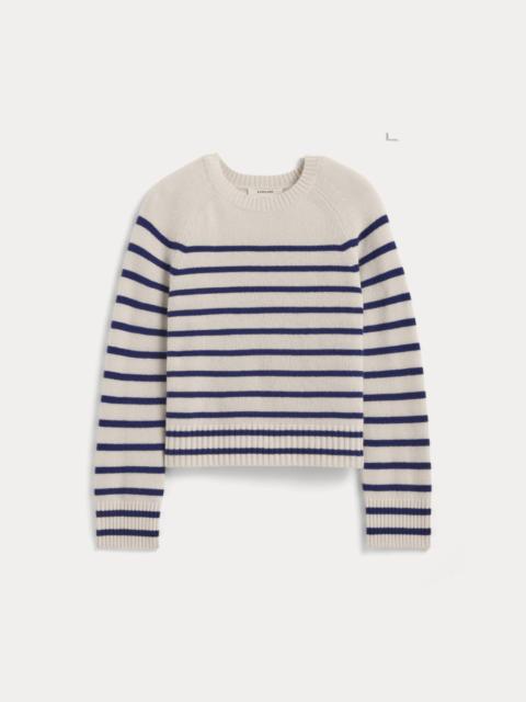 EVERLANE THE BOXY CREW IN CASHMERE