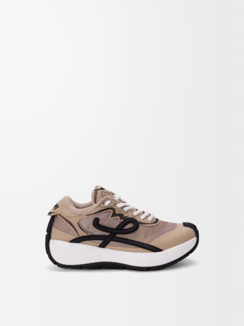 Loewe Pogo sneaker in technical knit and suede