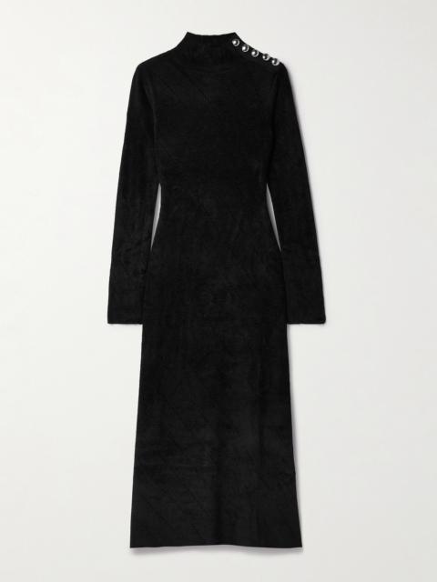 Proenza Schouler Pointelle-knit Chenille Midi Dress