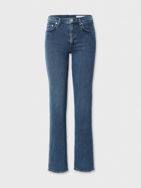 rag & bone Harlow Straight Jean Mid-Rise in Vintage Stretch Denim