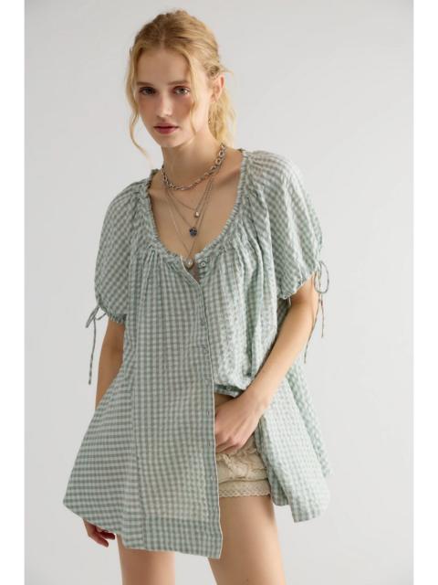 FREE PEOPLE Farley Gingham Tunic