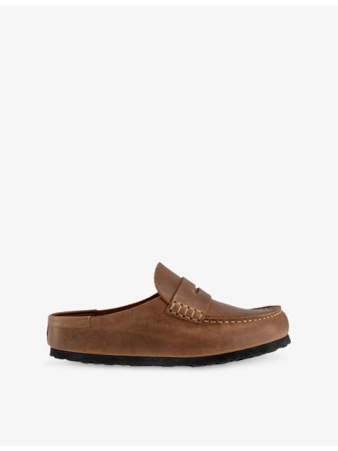 BIRKENSTOCK Naples Wrapped Suede Clogs